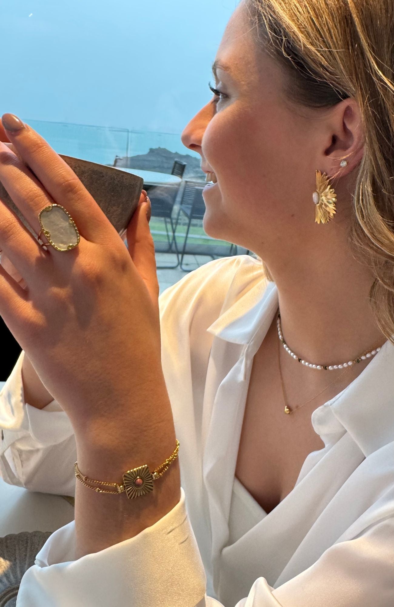 Bracelet "Zélie" rose