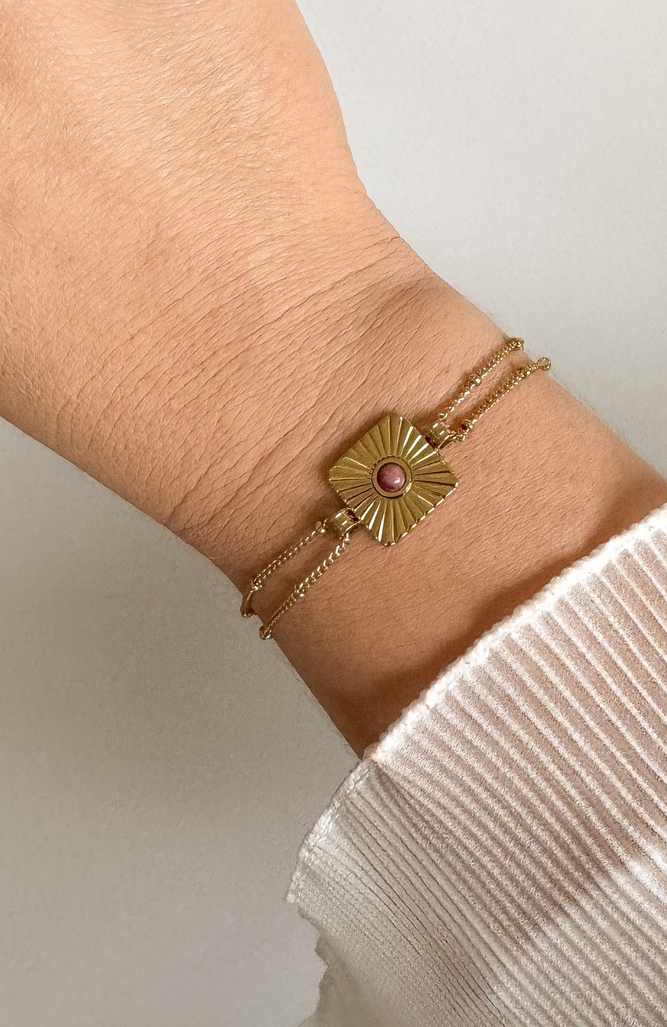 Bracelet "Zélie" rose