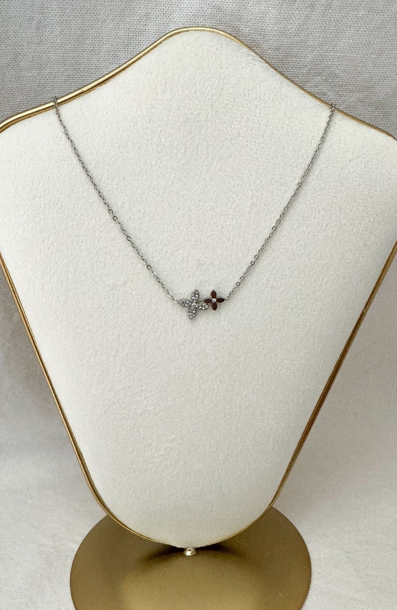 Collier "Pia" argenté