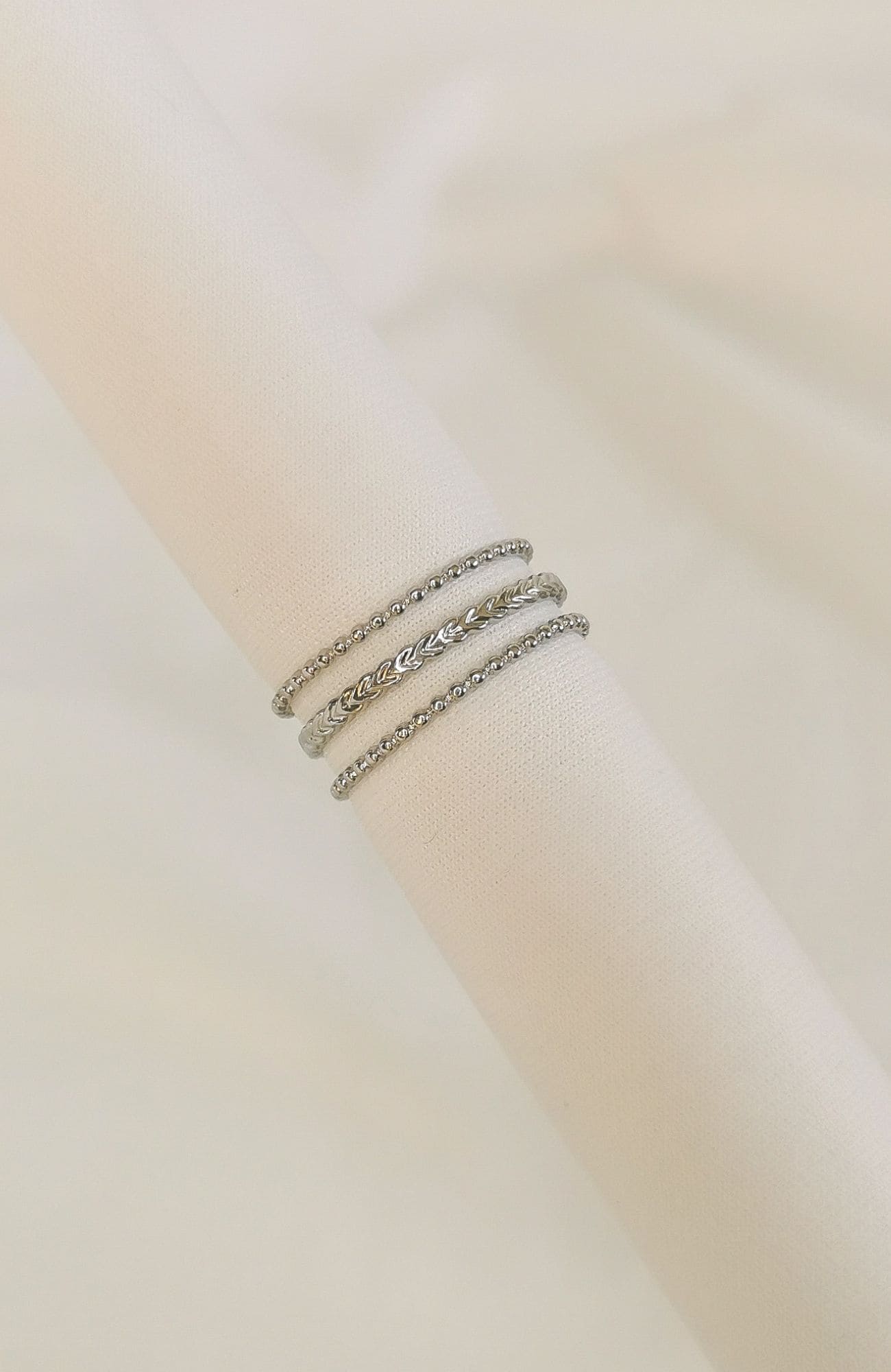 Bague "Alba" argenté"