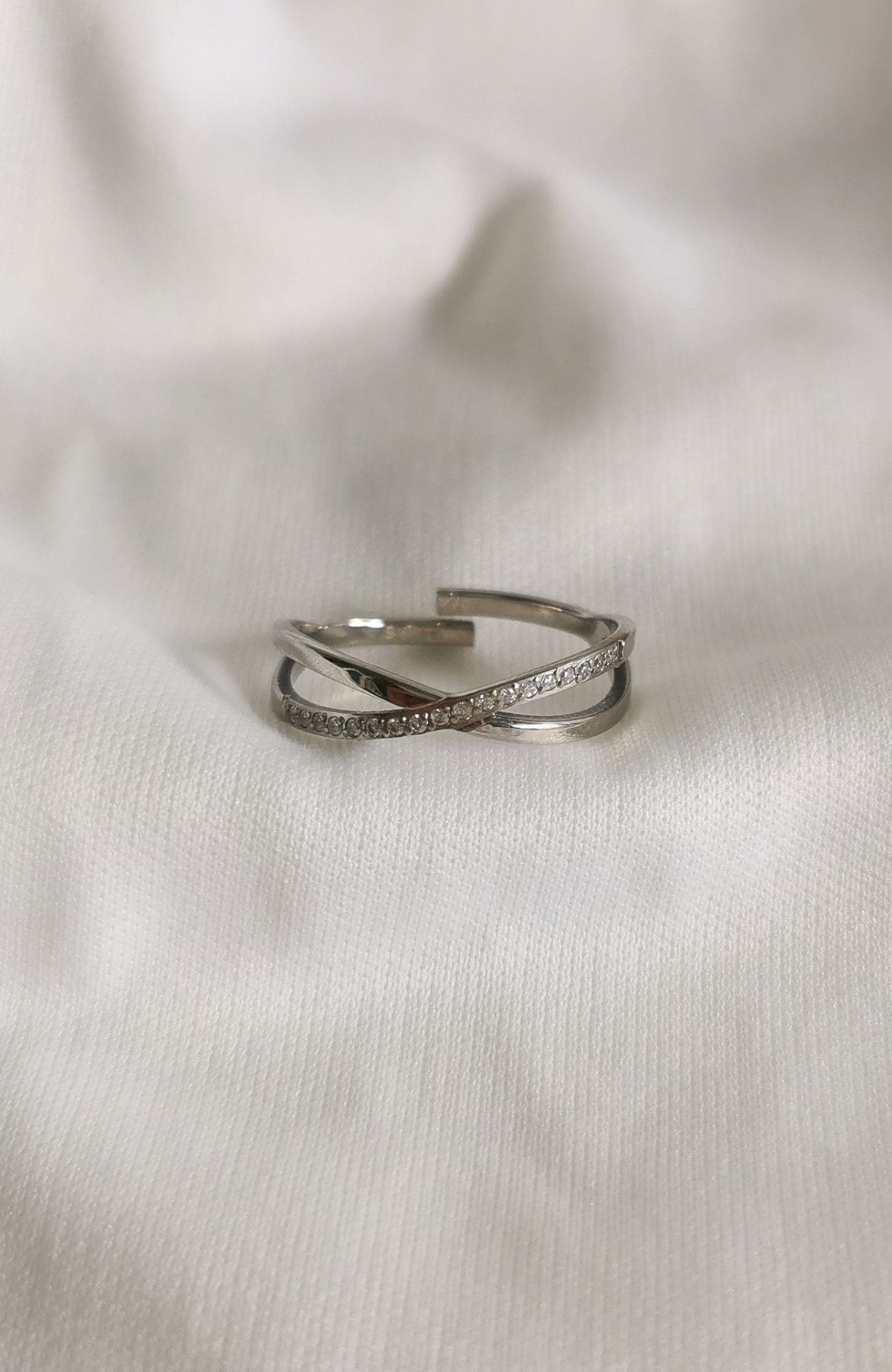 Bague "Infinity" argenté