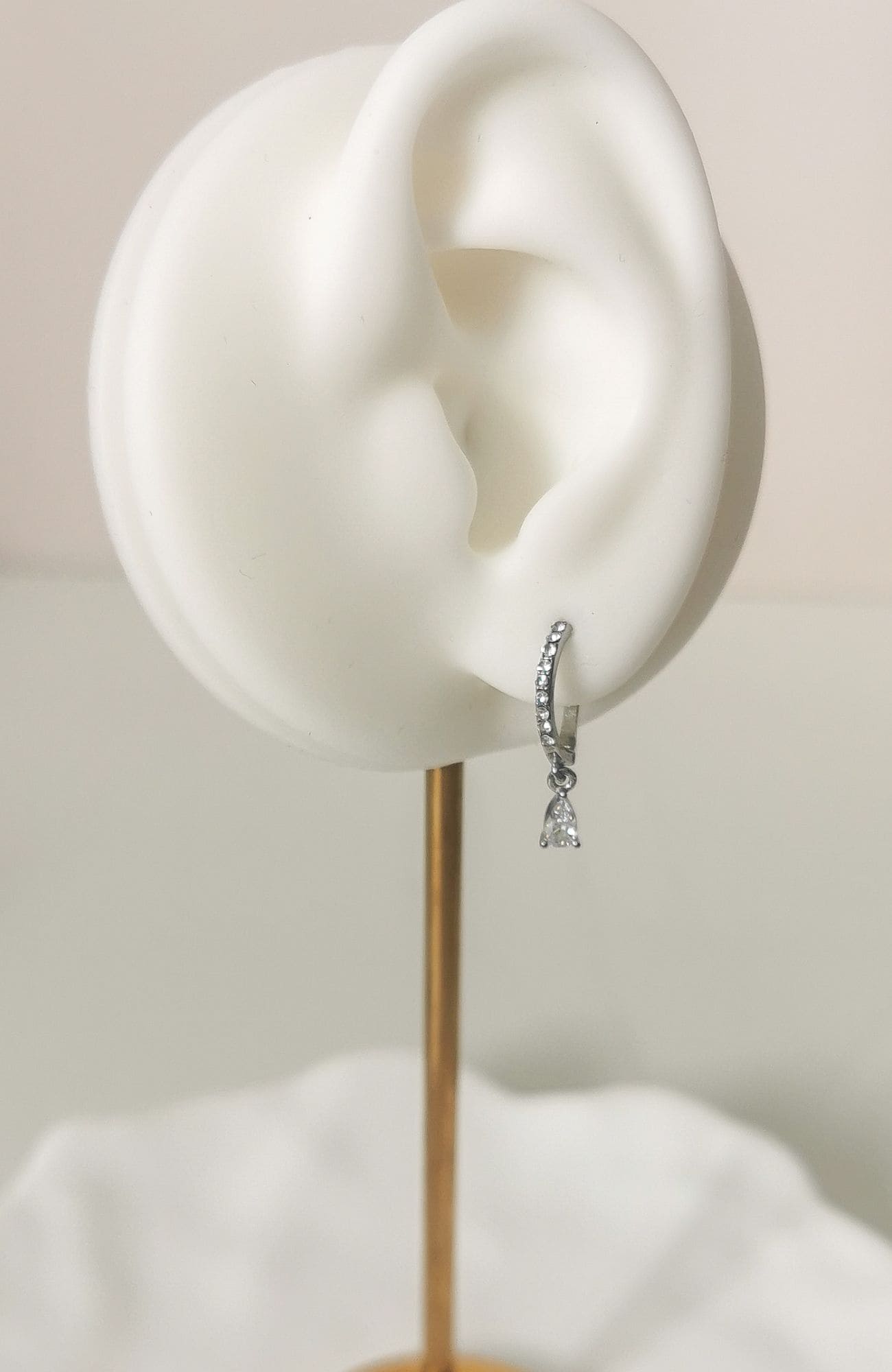 Boucles "Lily" argenté