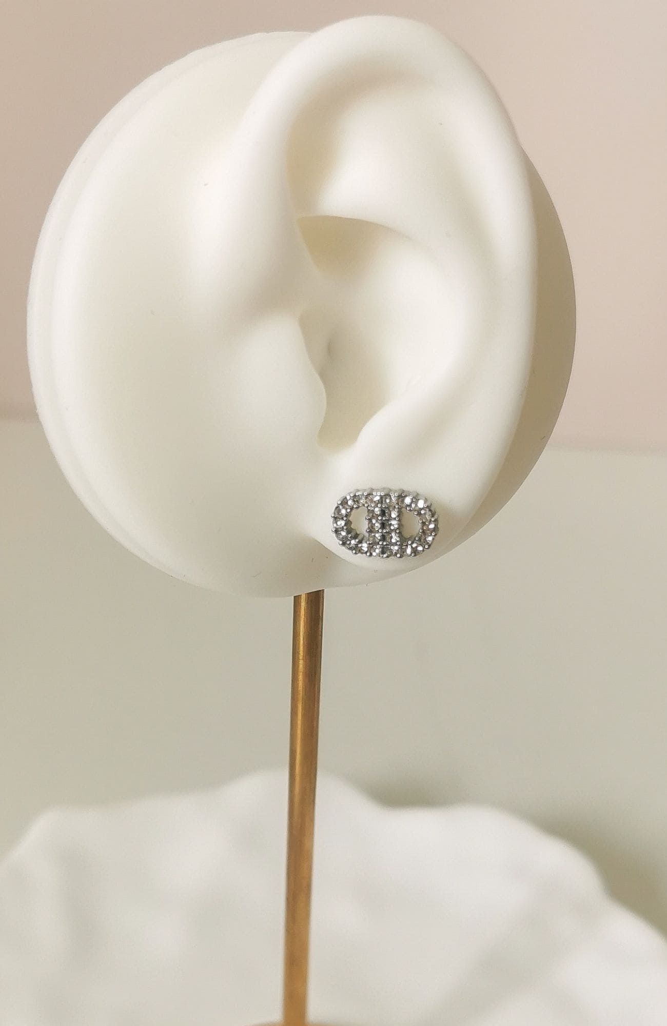 Boucles "Dina" argenté