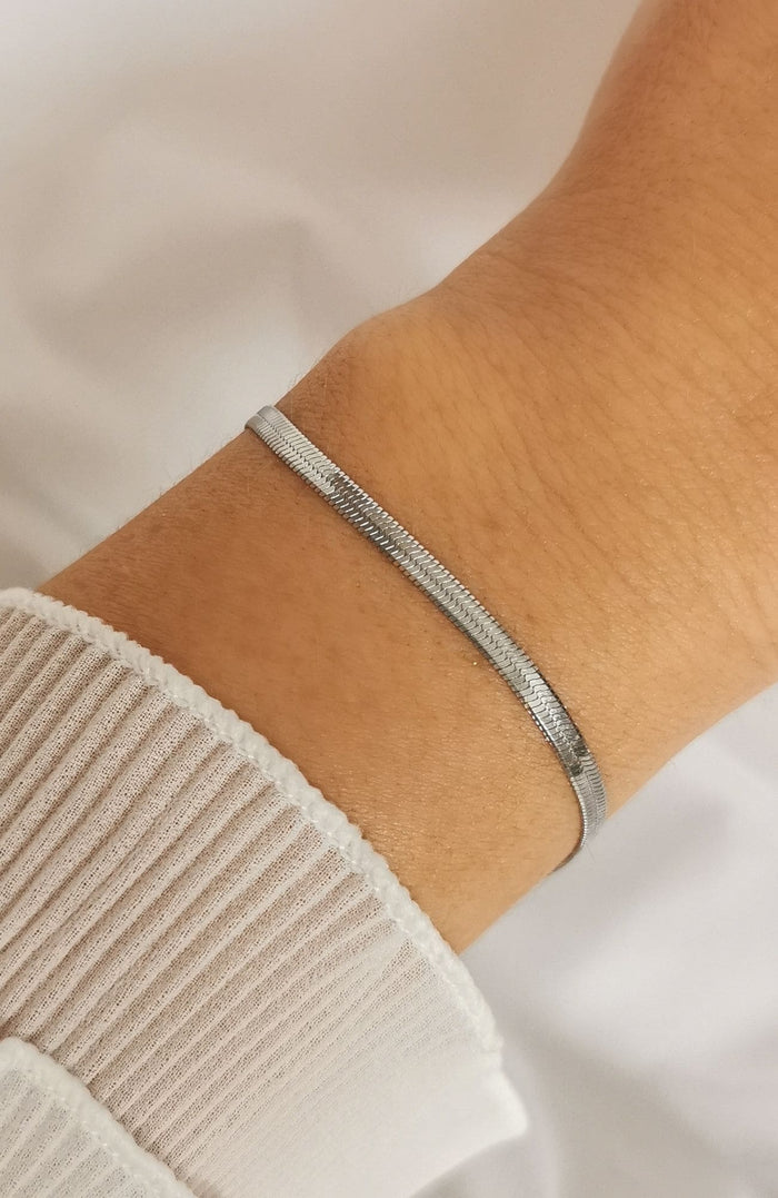 Bracelet "Roma" argenté