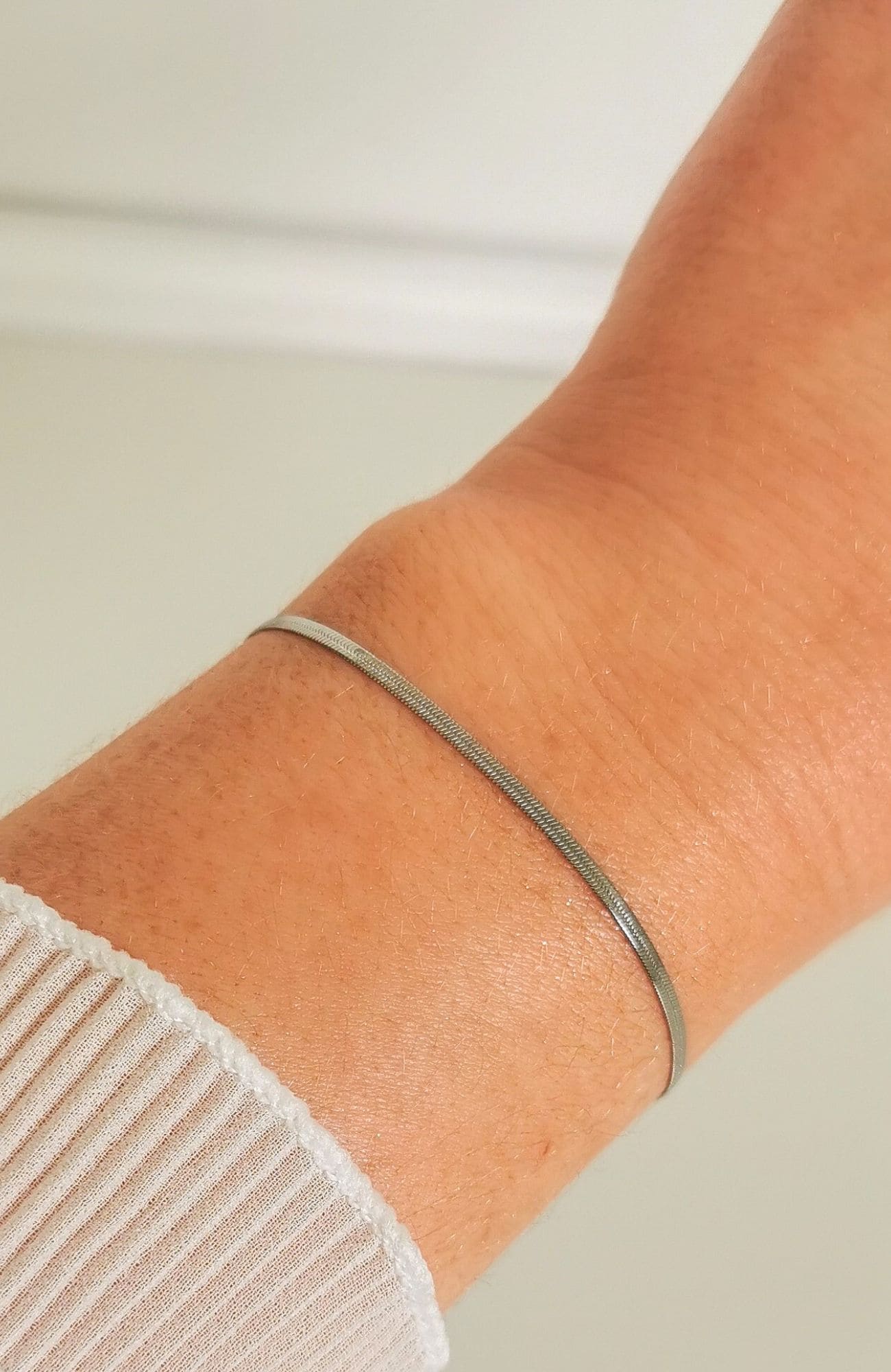 Bracelet "Roma" fin argenté