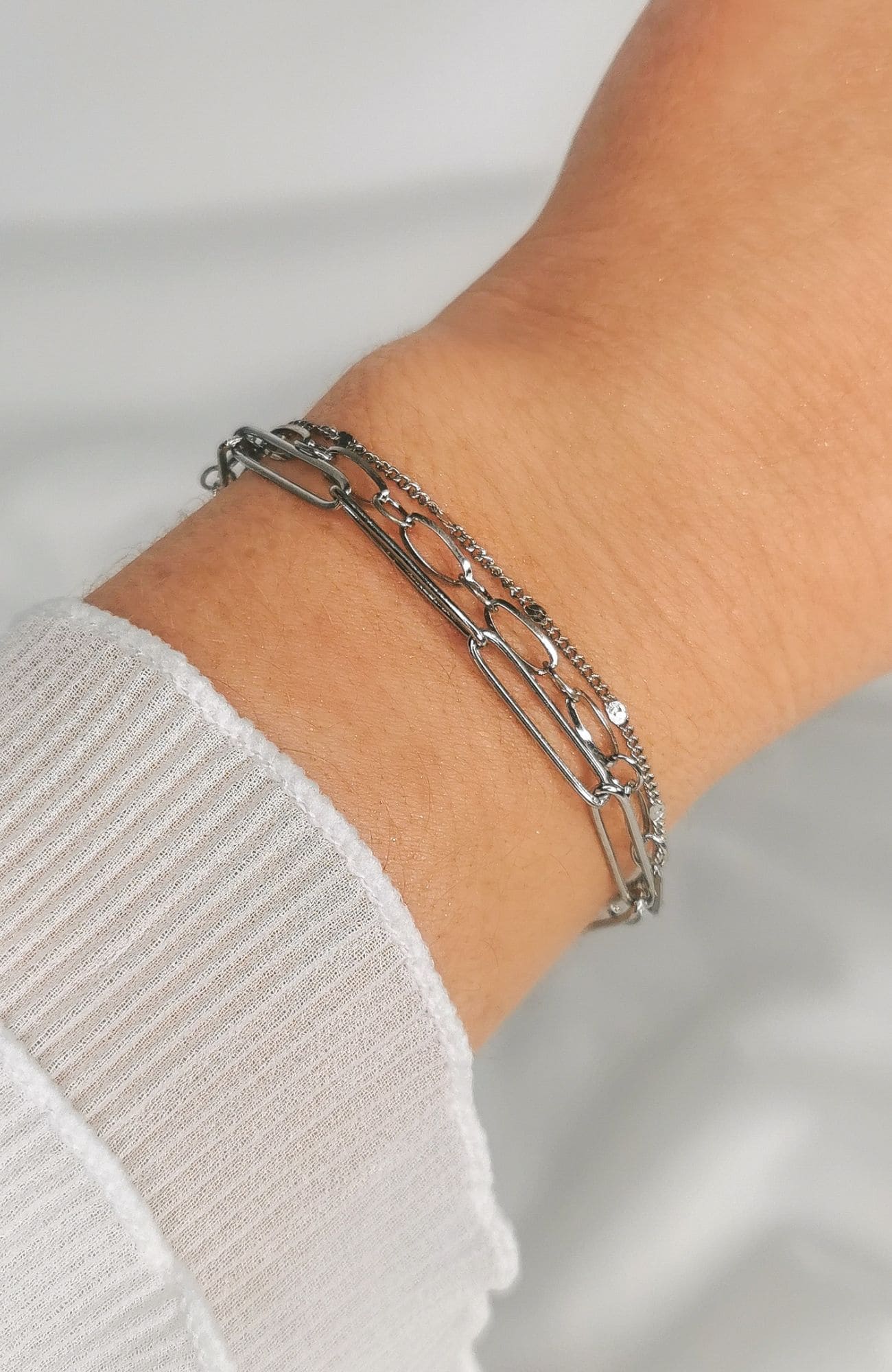 Bracelet "Eva" argenté
