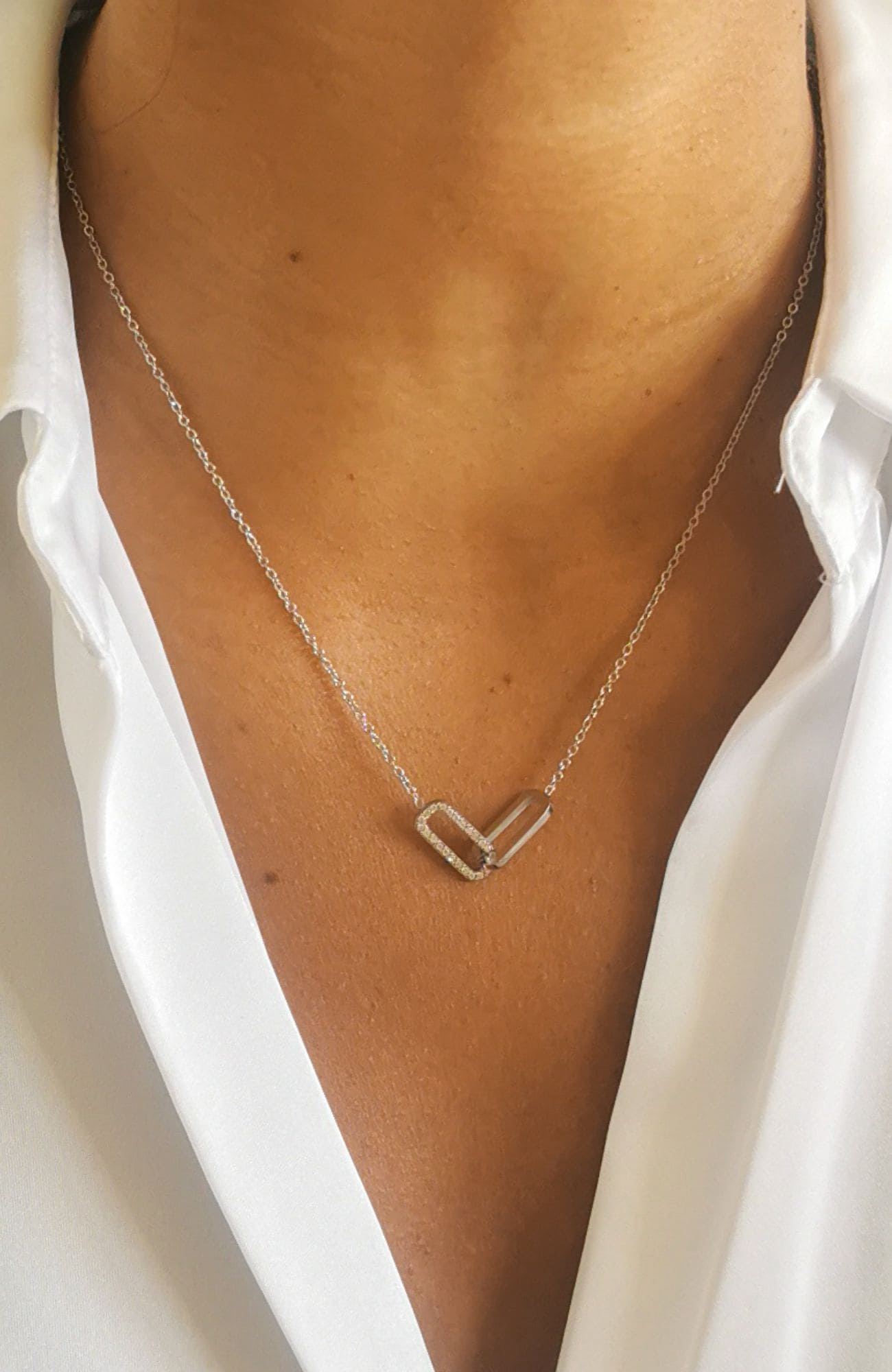 Collier "Venise" argenté