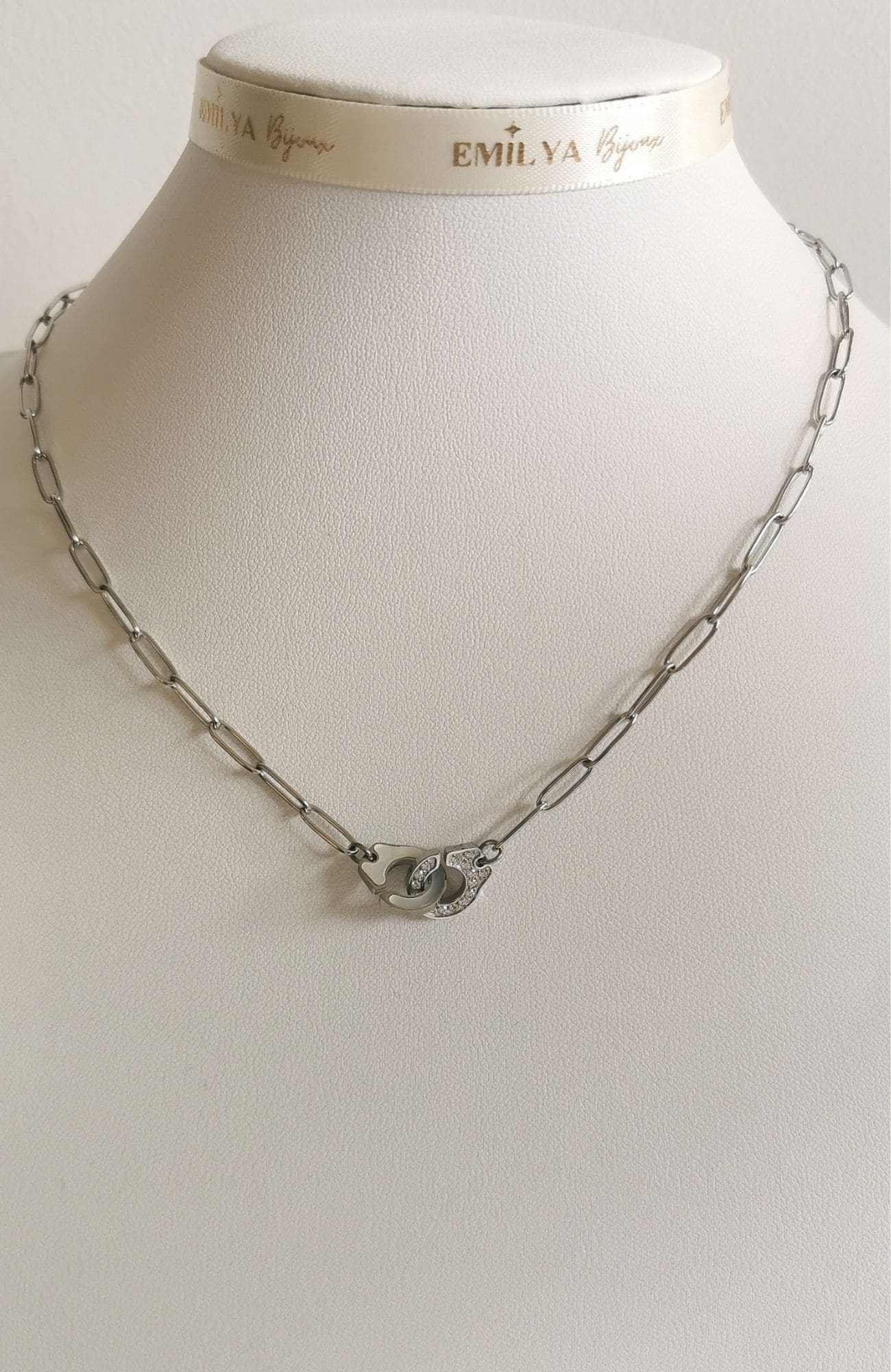 Collier "Serena" argenté