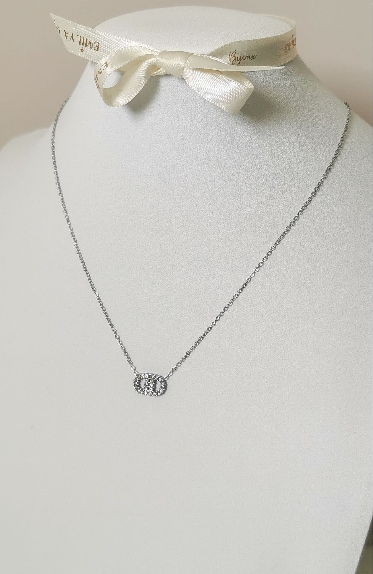 Collier "Dina" argenté