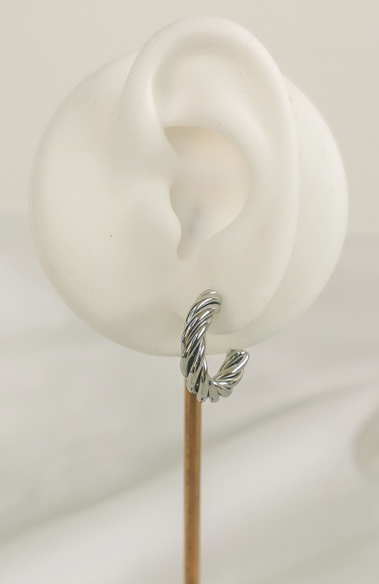 Boucles "Paola" argenté