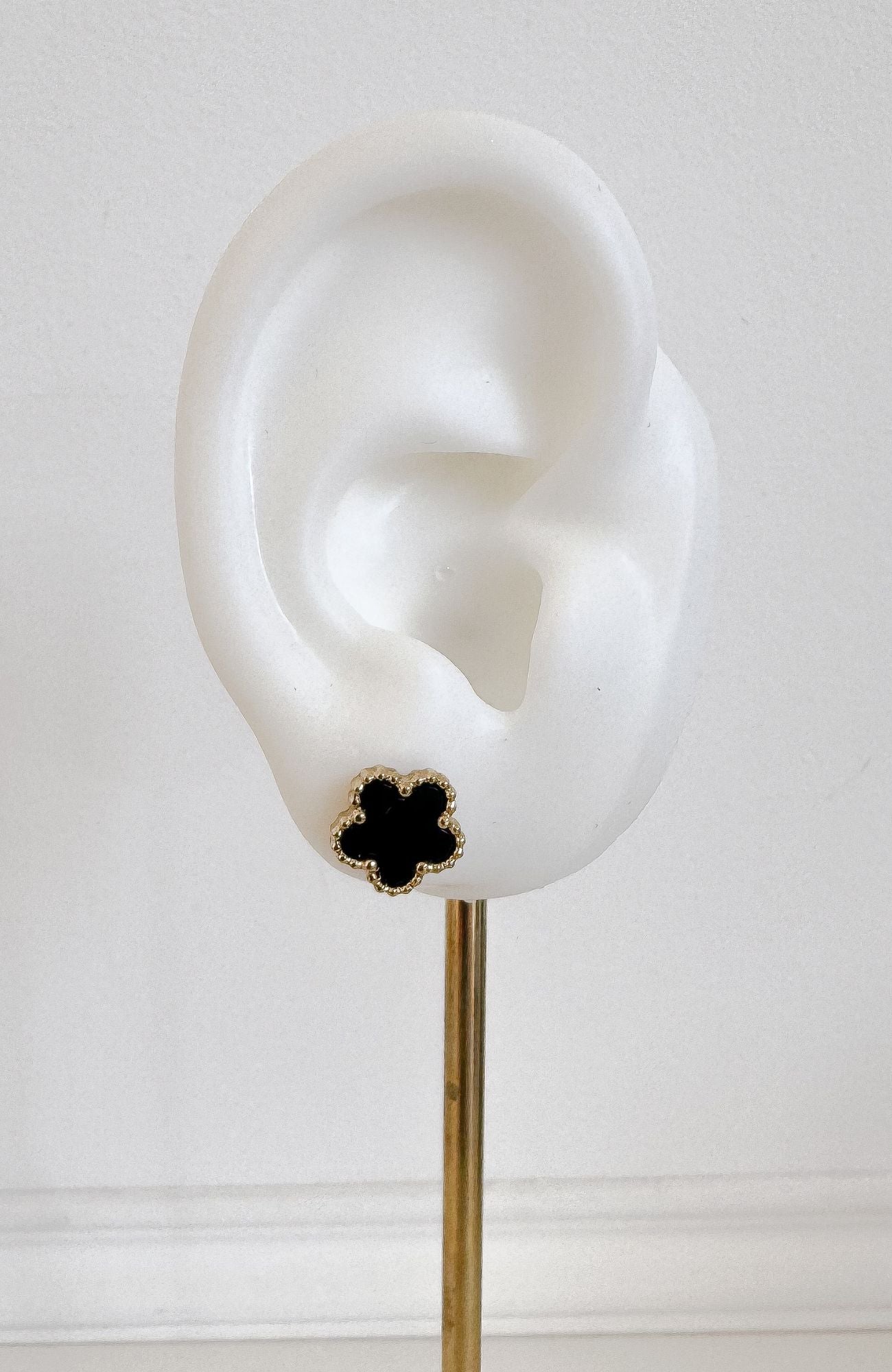 Boucles "Emma" noir