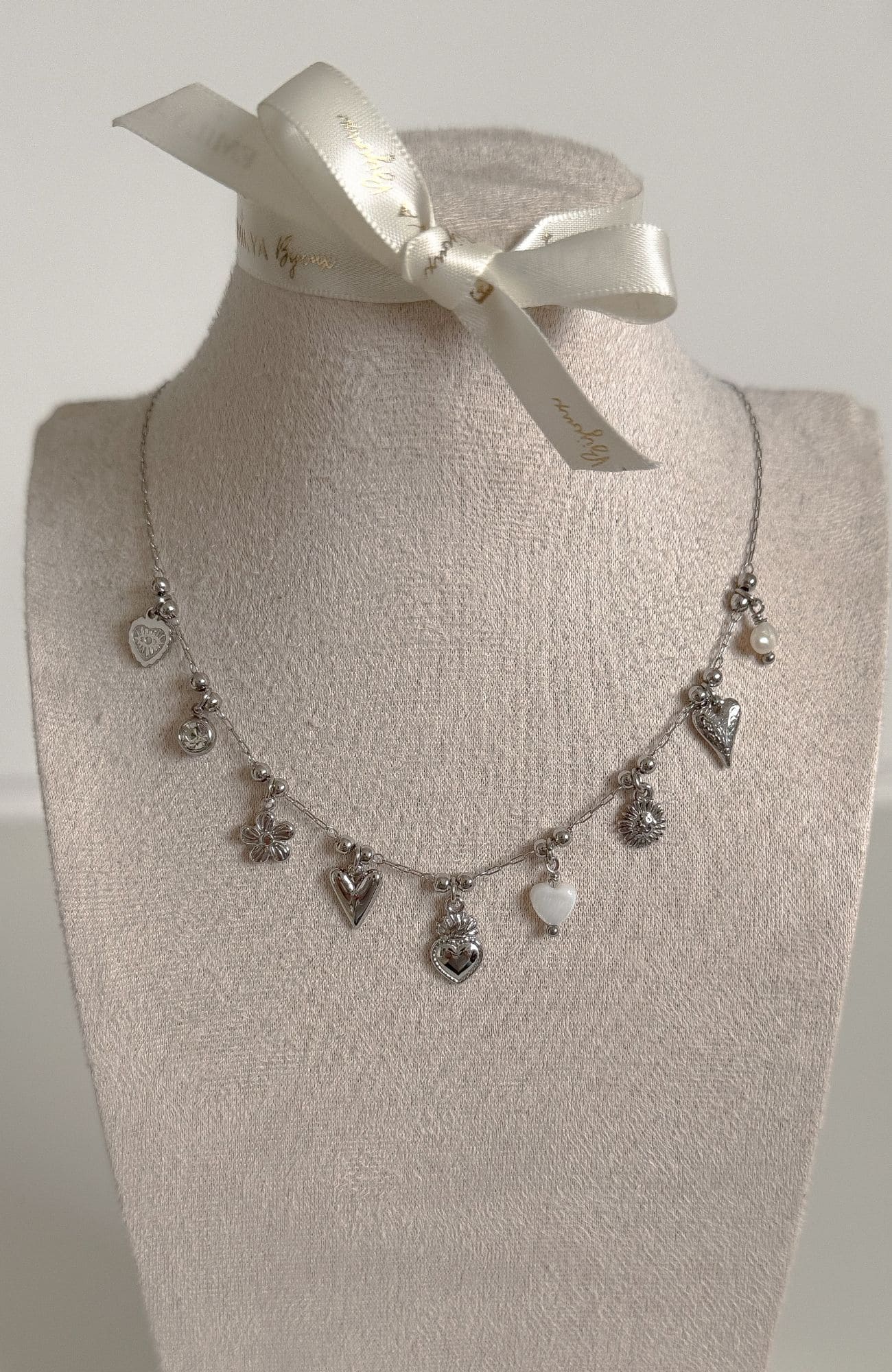 Collier "Jodie" argenté