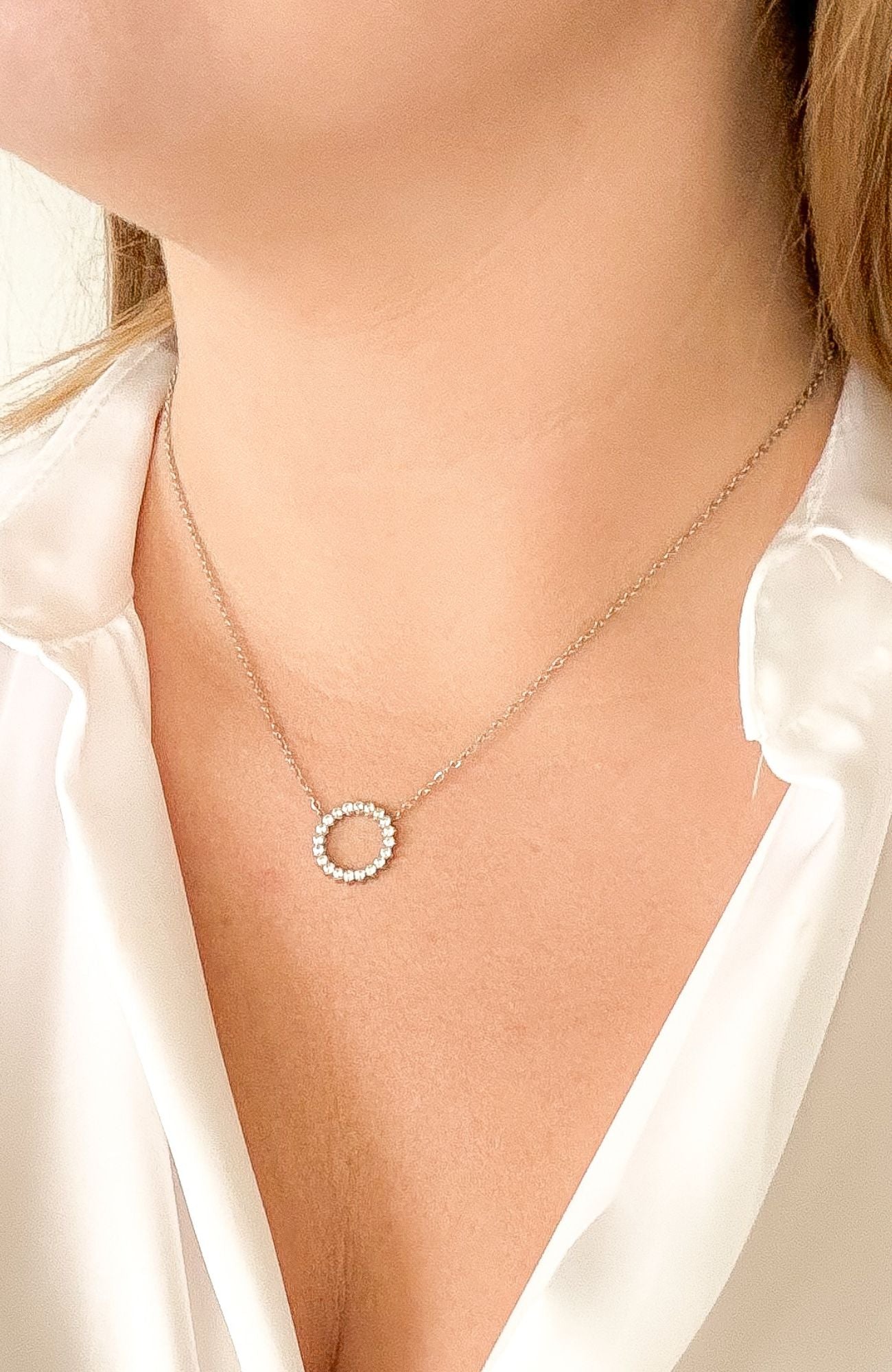 Collier "Kate" argenté