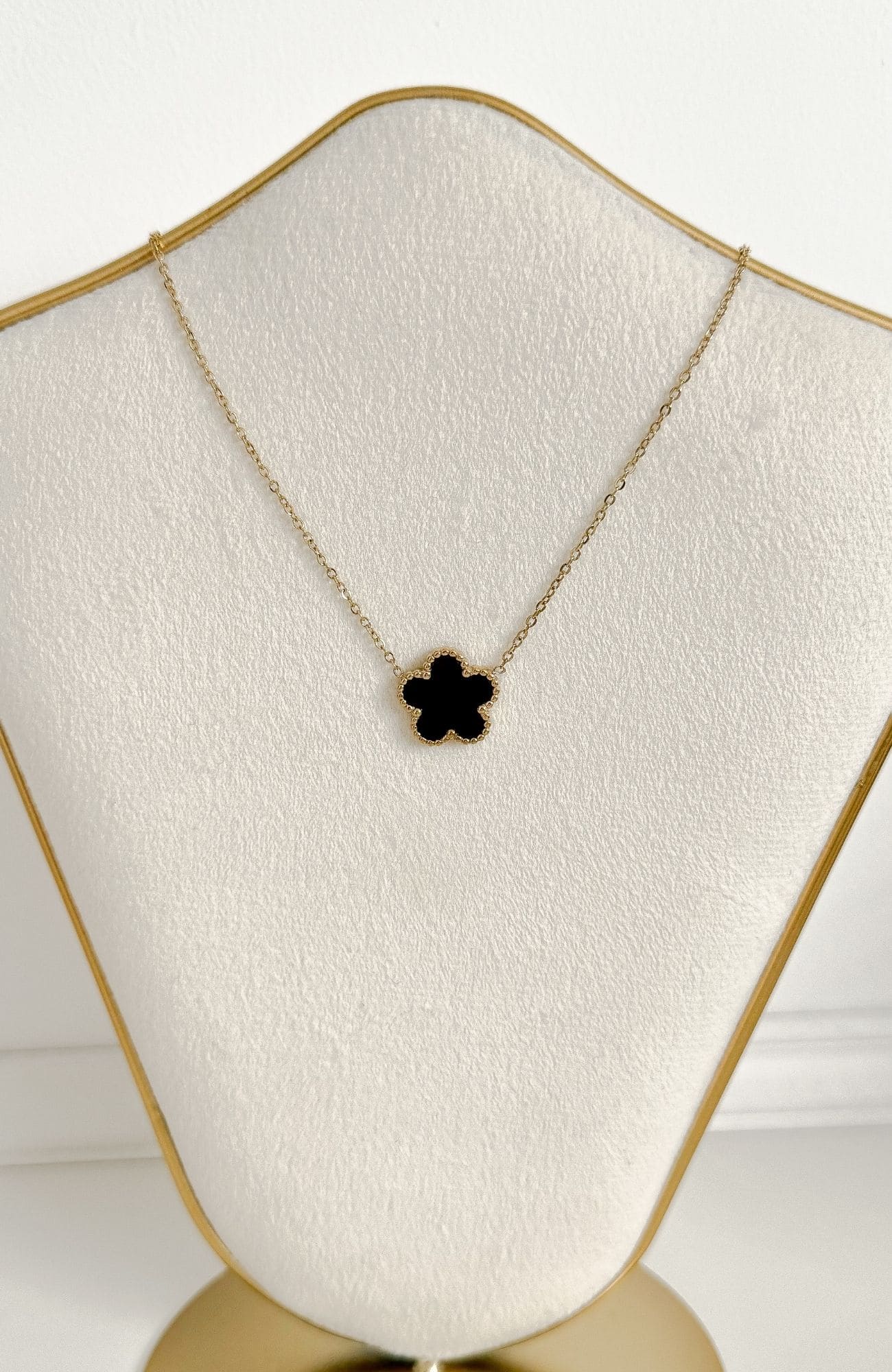 Collier "Emma" noir