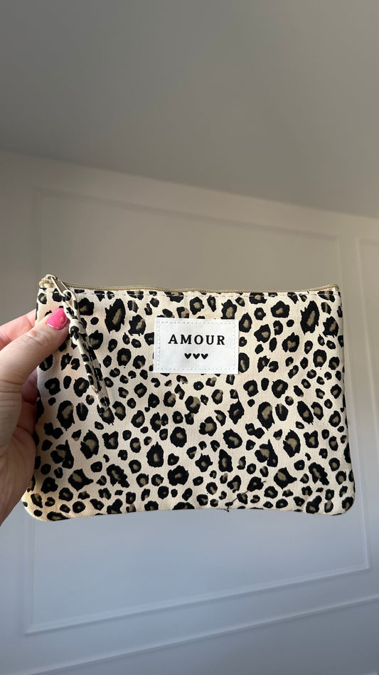 Pochette "Amour" Léopard