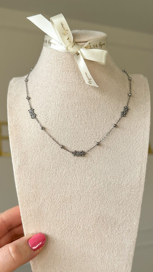 Collier "Lisa" argenté
