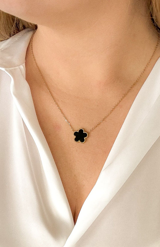 Collier "Emma" noir