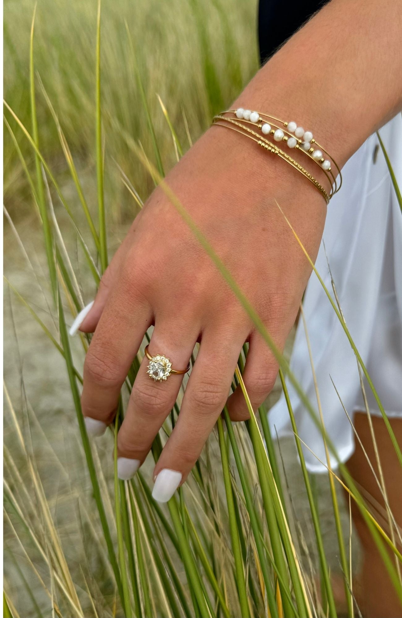 Bracelet "Fiby" blanc