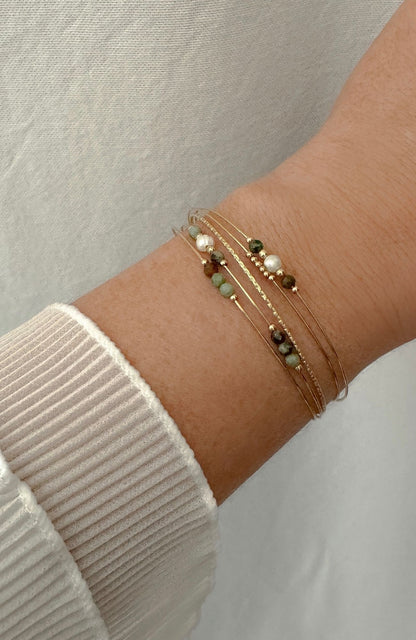 Bracelet "Fiby" vert