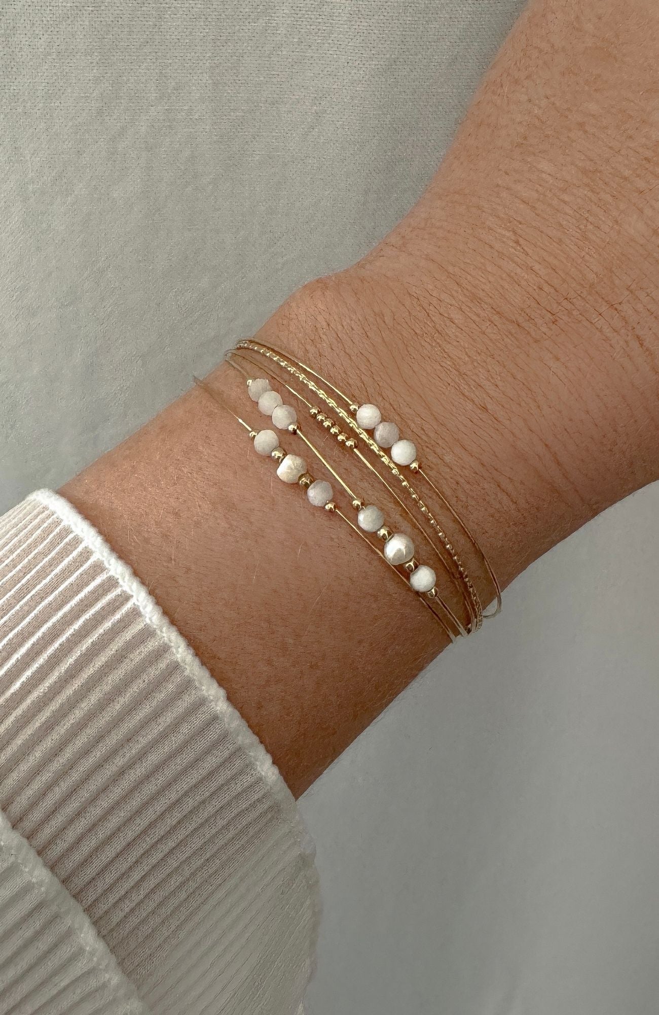 Bracelet "Fiby" blanc