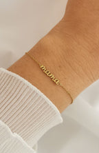 Bracelet Mama en acier inoxydable doré, ajustable, idée cadeau pour une maman