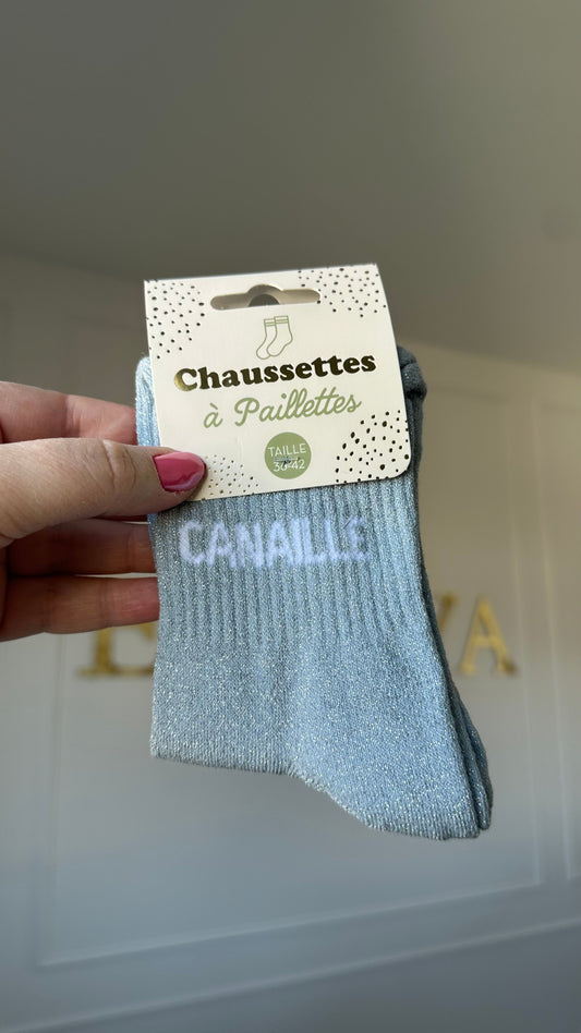 chaussettes à paillettes cadeau à offrir cadeau original femme