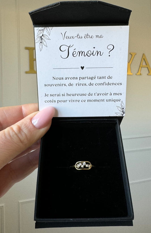 Bague "Héloïse" Témoin