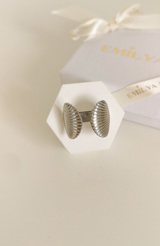 Bague "Bora-Bora" argenté