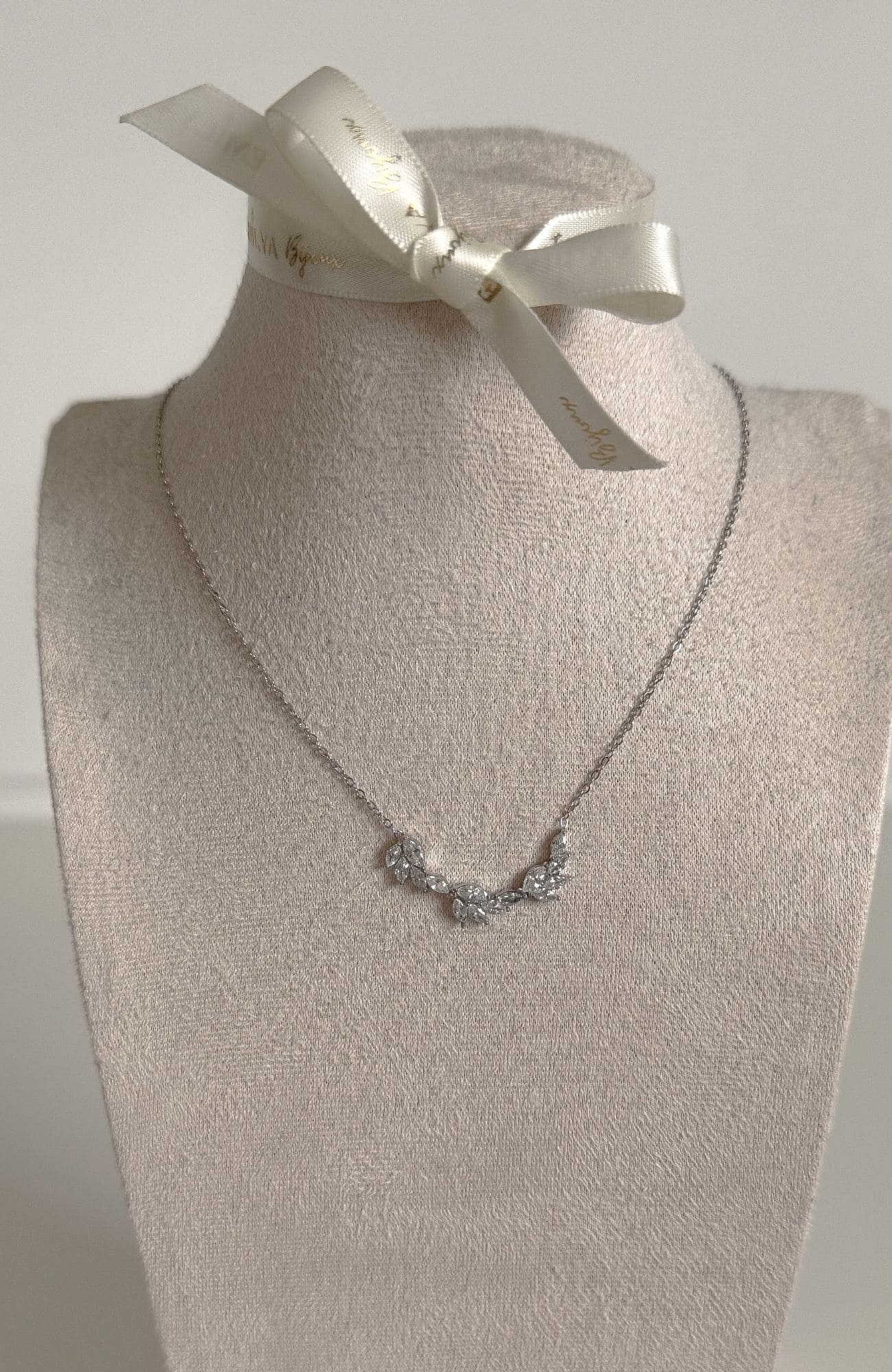 Collier "Aura" argenté