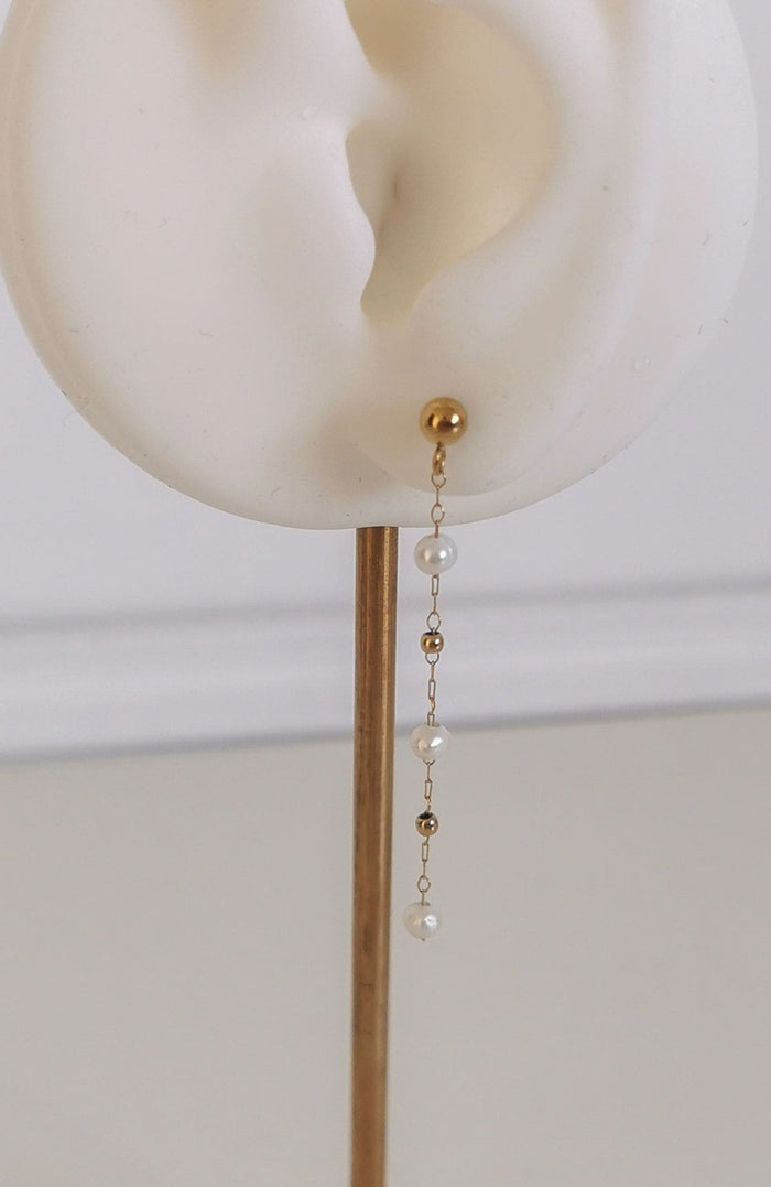 Boucles "Norah white"