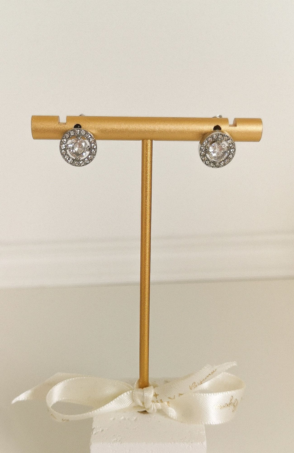 Boucles "Rosy" argenté