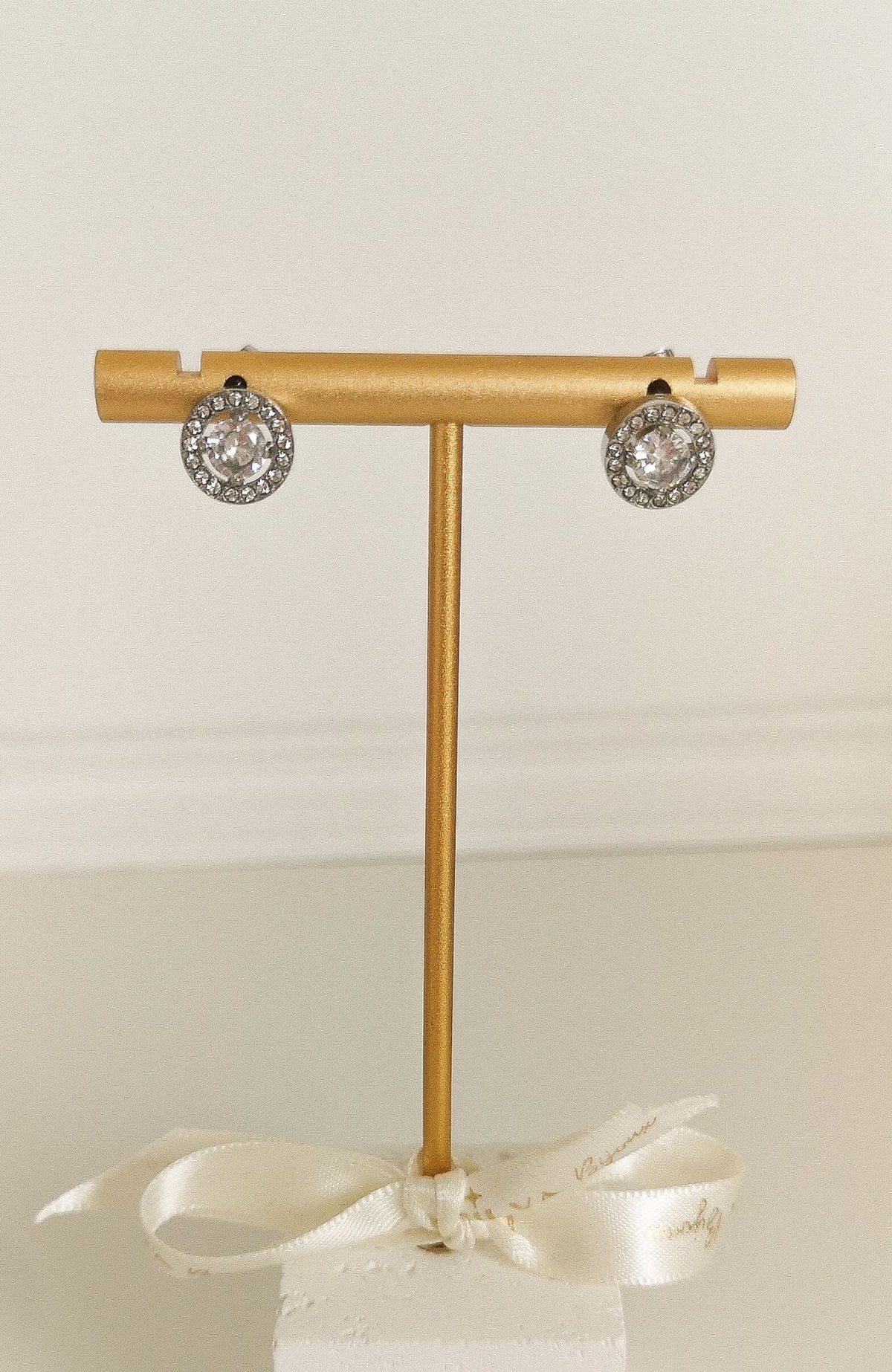 Boucles "Rosy" argenté