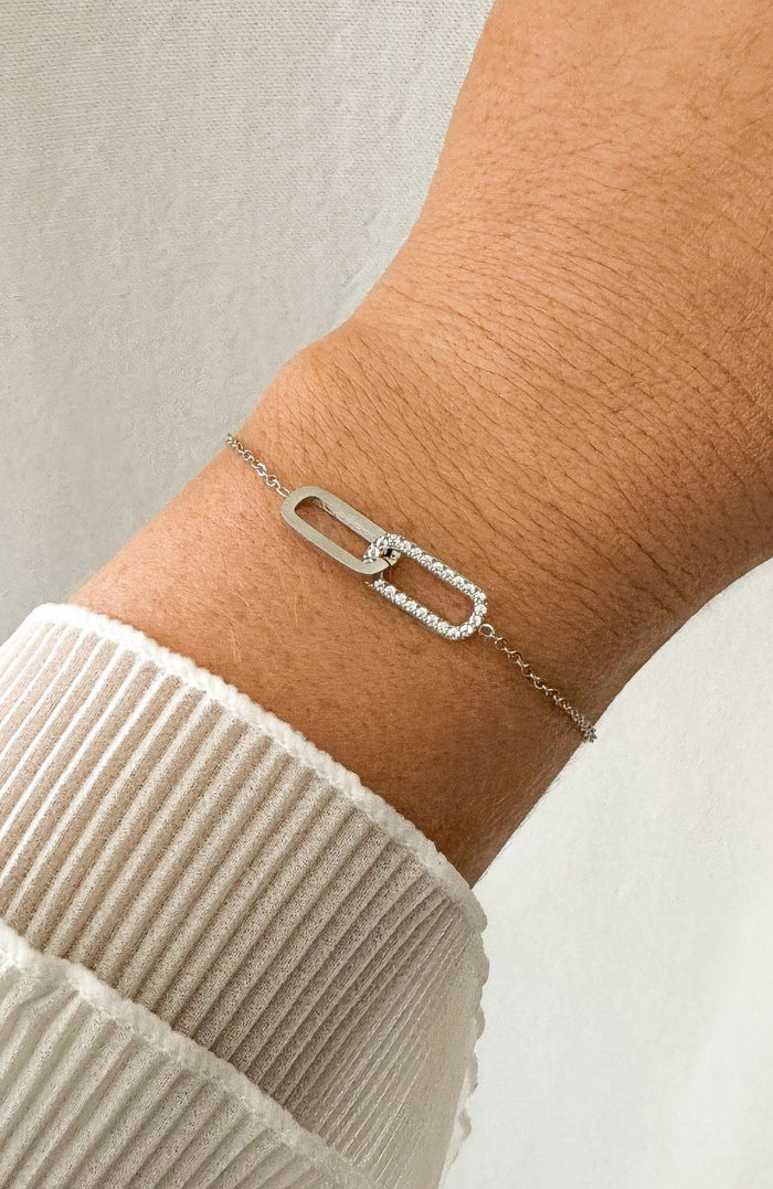 Bracelet "Venise" argenté