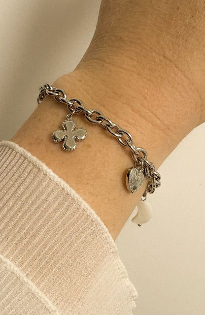 Bracelet "Lola" argenté