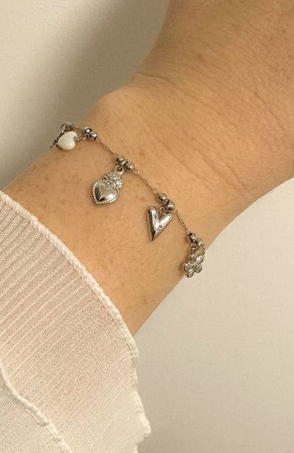 Bracelet "Jodie" argenté