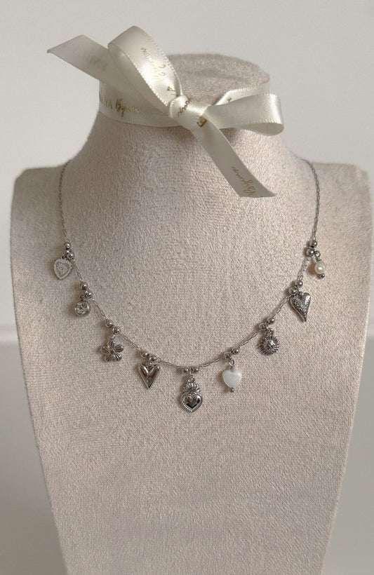 Collier "Jodie" argenté