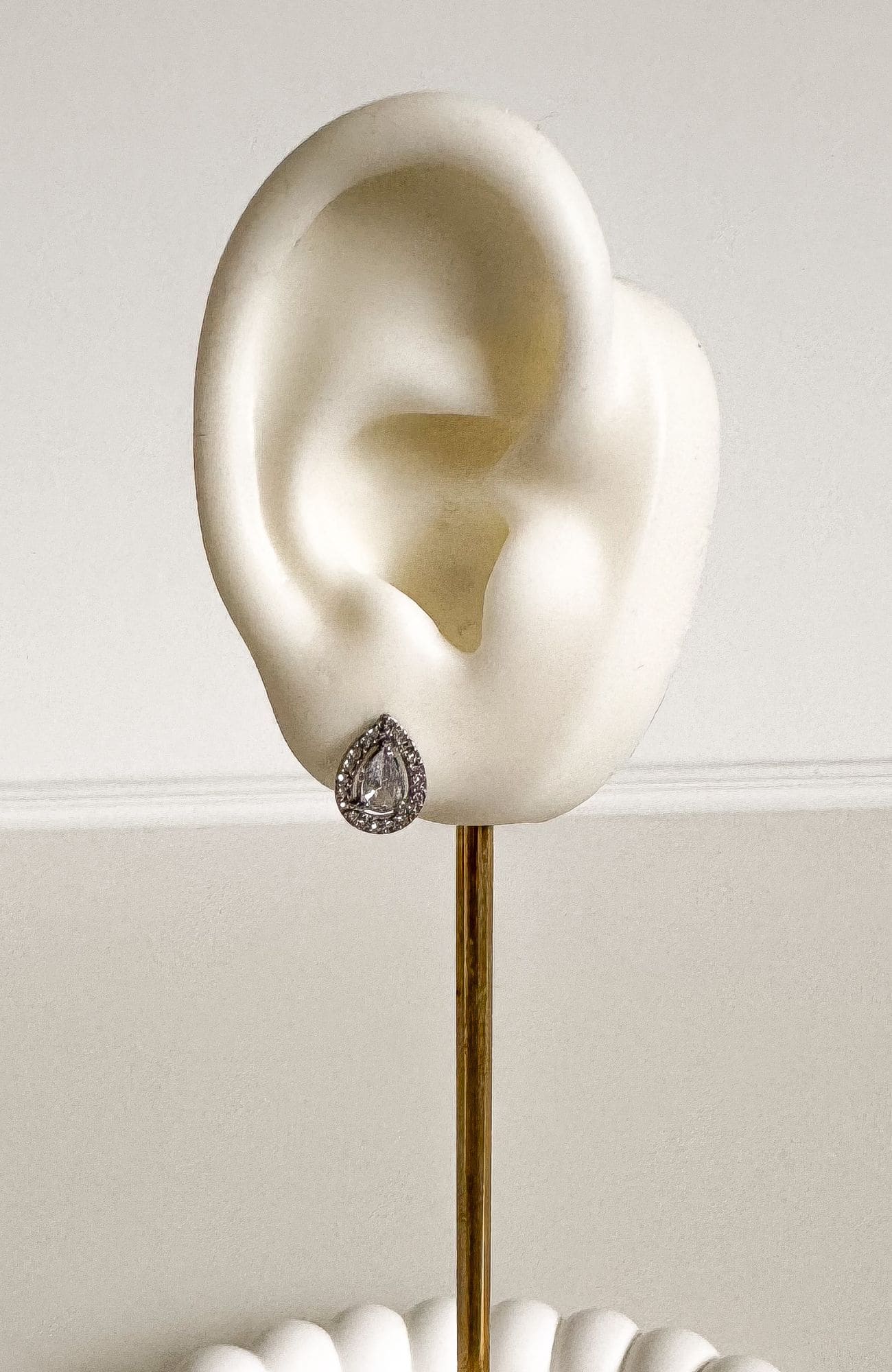 Boucles "Clarisse" argenté