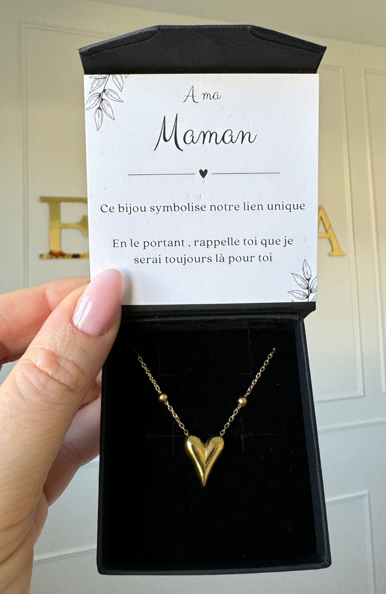 Collier "Heart" Maman