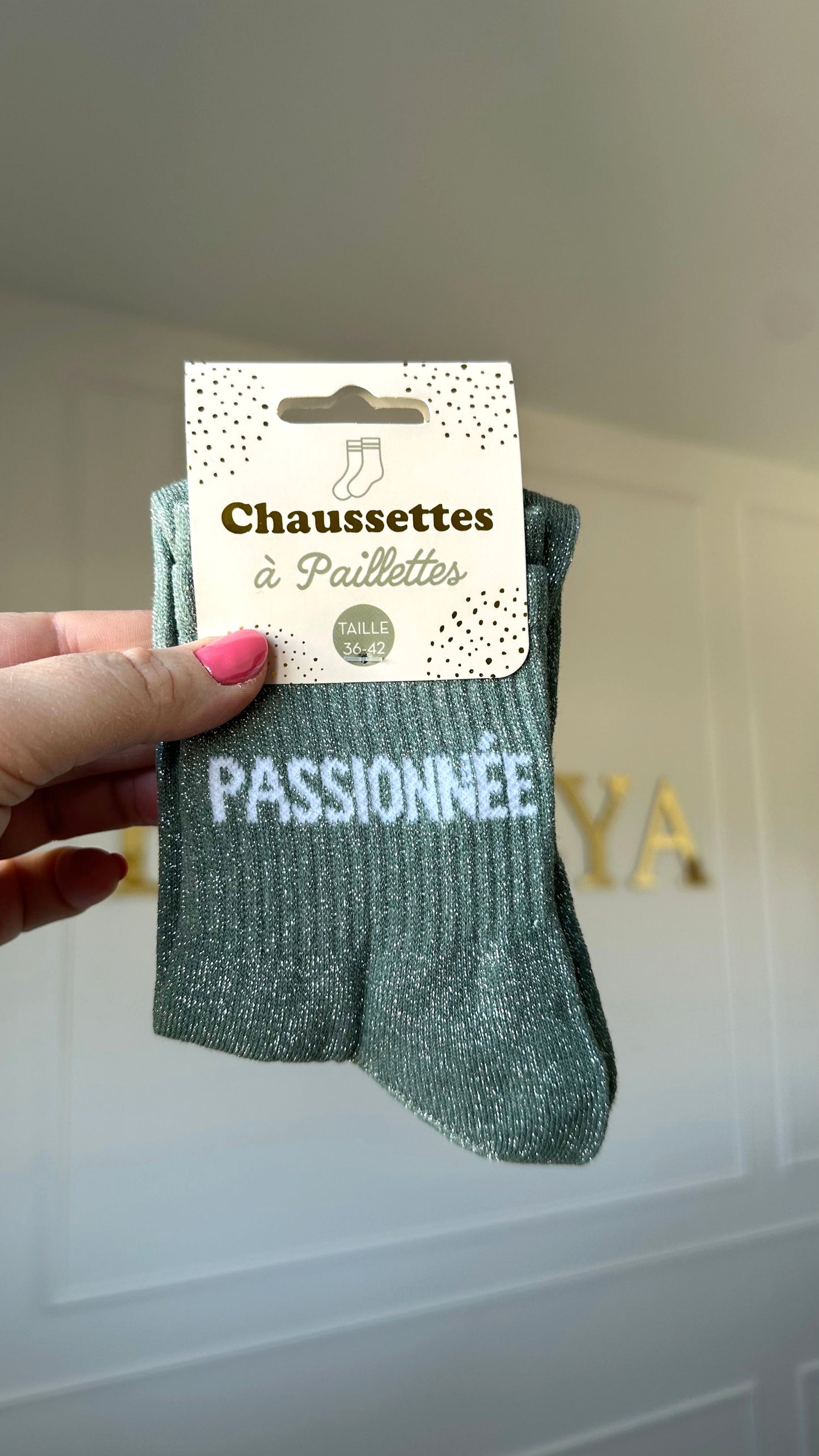 chaussettes à paillettes femme à offrir, cadeau femme parfait 
