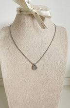 Collier "Estéa" argenté