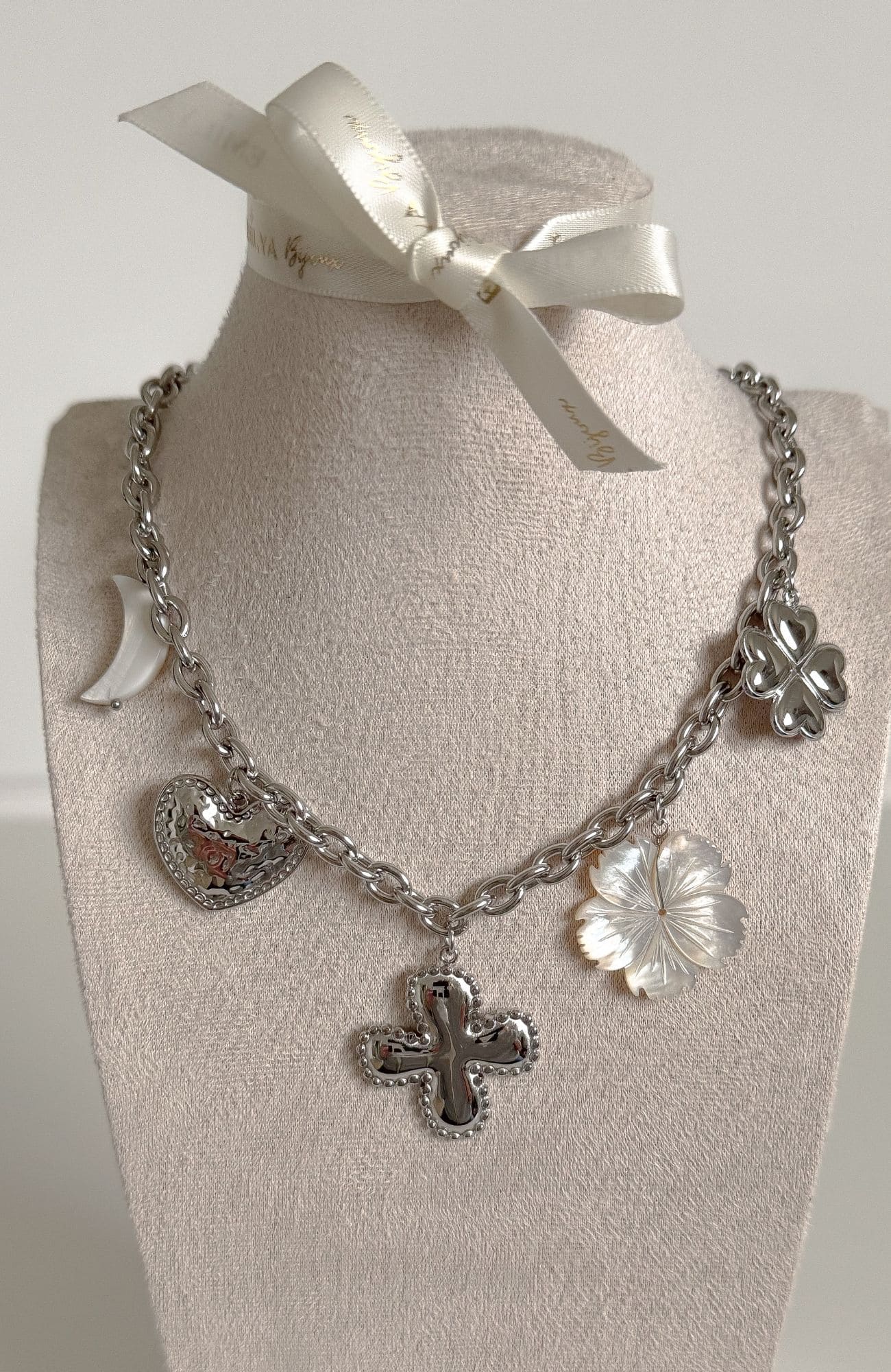 Collier "Lola" argenté