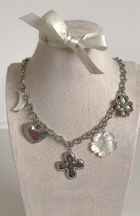 Collier "Lola" argenté