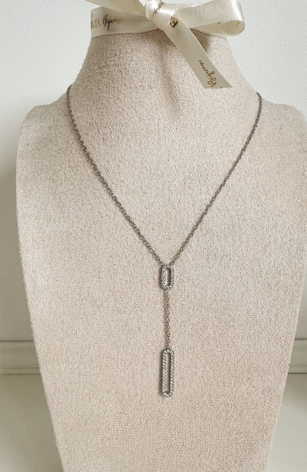 Collier "Lily-Rose" argenté