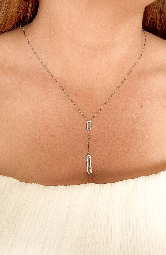 Collier "Lily-Rose" argenté