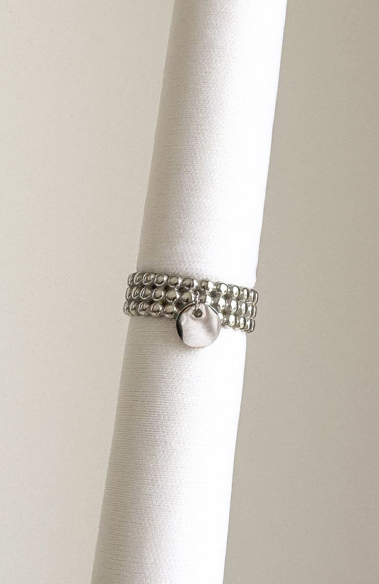 Bague "Mathilde" argenté